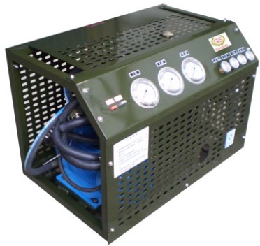 高压空气压缩机在军用车辆电动气动充气系统中的用途
